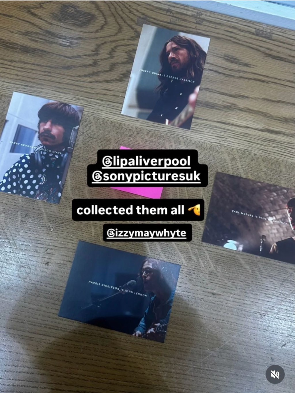 披頭四的4部曲電影《The Beatles — A Four-Film Cinematic Event》，首批劇照以明信片形式於利物浦表演藝術學院（LIPA）曝光。