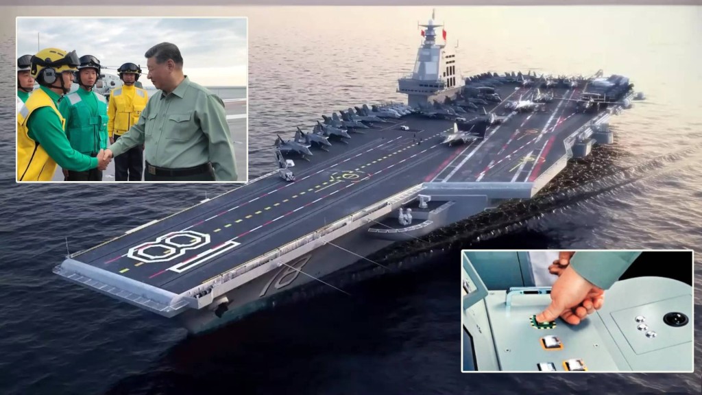 習近平登福建艦細節曝光讚「都是英雄」， 甲板合照「彩衣人」大起底。