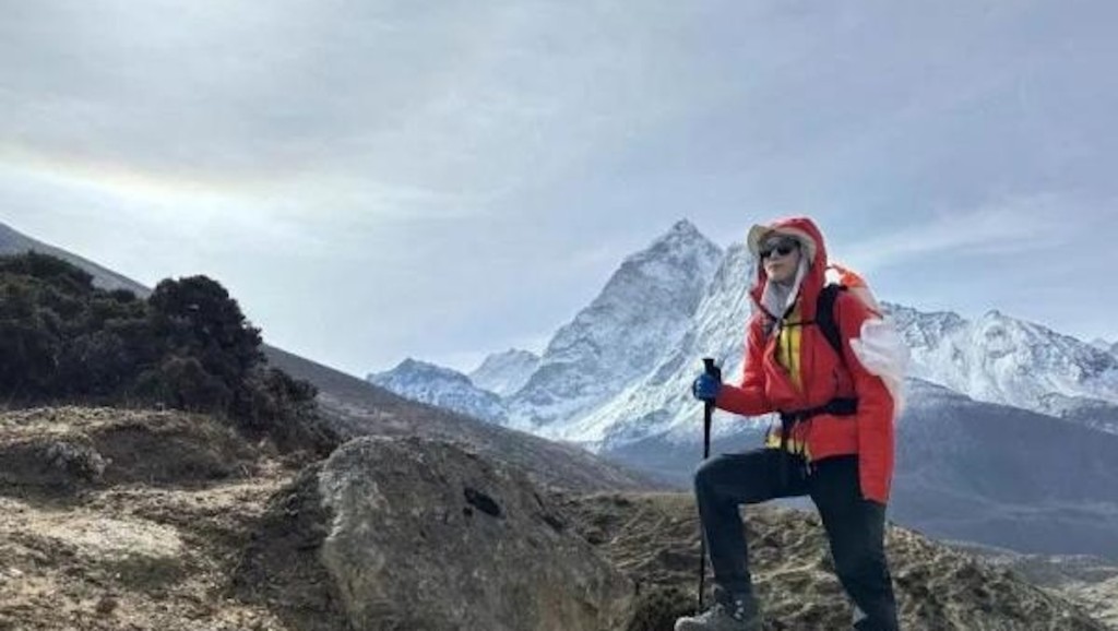 徐卓媛已登上過不少中國雪山高峰。