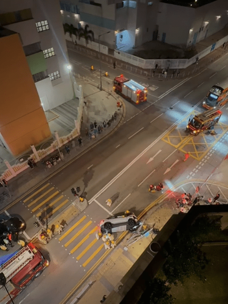 現場為屯門海典軒對開。網上圖片