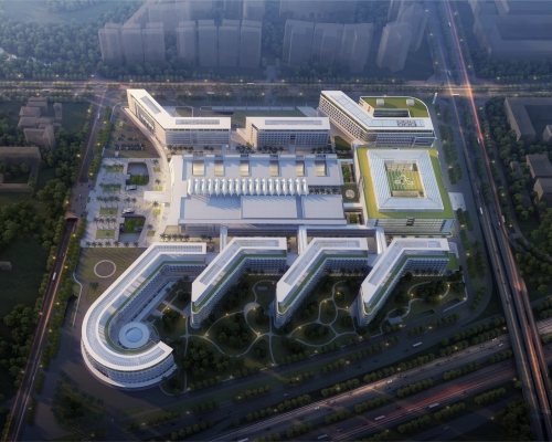 港大深圳医院二期主体工程动工。