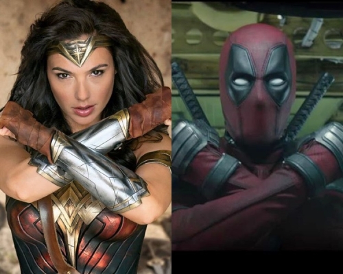 「死侍」自称模仿「神奇女侠」的招牌动作。

