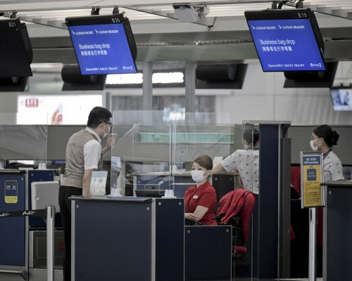 國泰航空重組,將整體削減約8500個職位。資料圖片