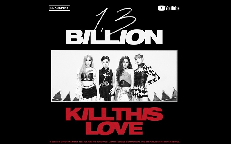 BlackPink已第二首歌MV破13億點擊。