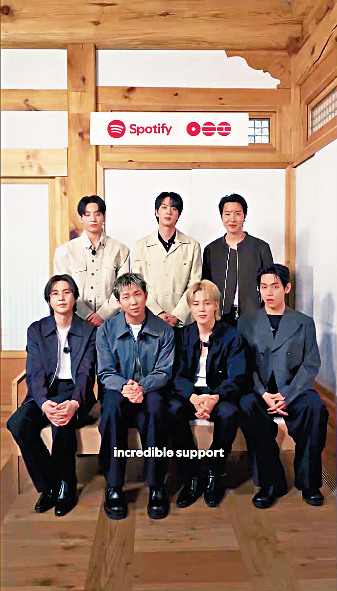 本月23日，BTS會到紐約，與1,000名ARMY一齊聽新專輯。