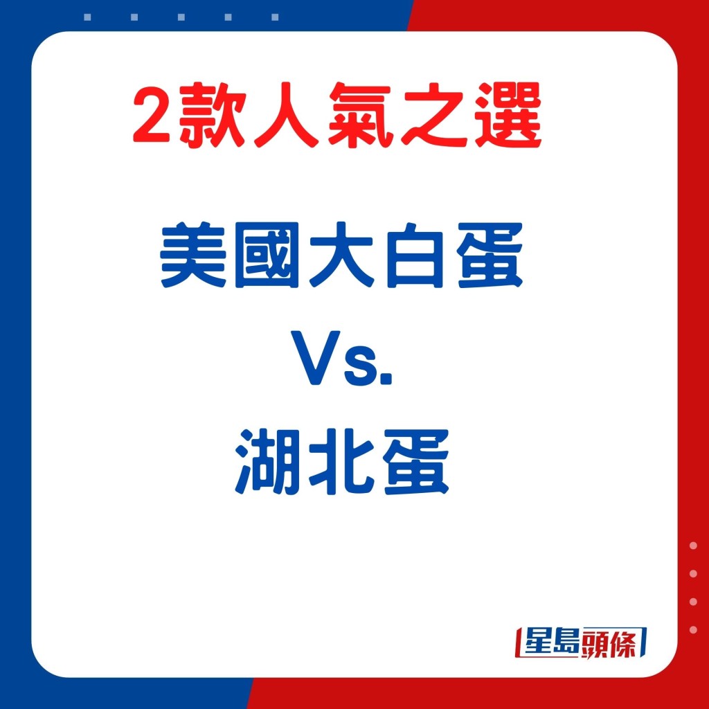 美國大白蛋 Vs. 湖北蛋