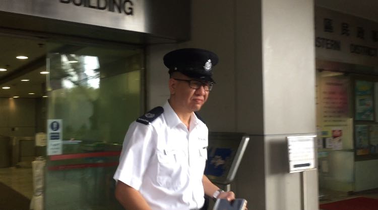 警署警長巫觀生。葉潤泰攝