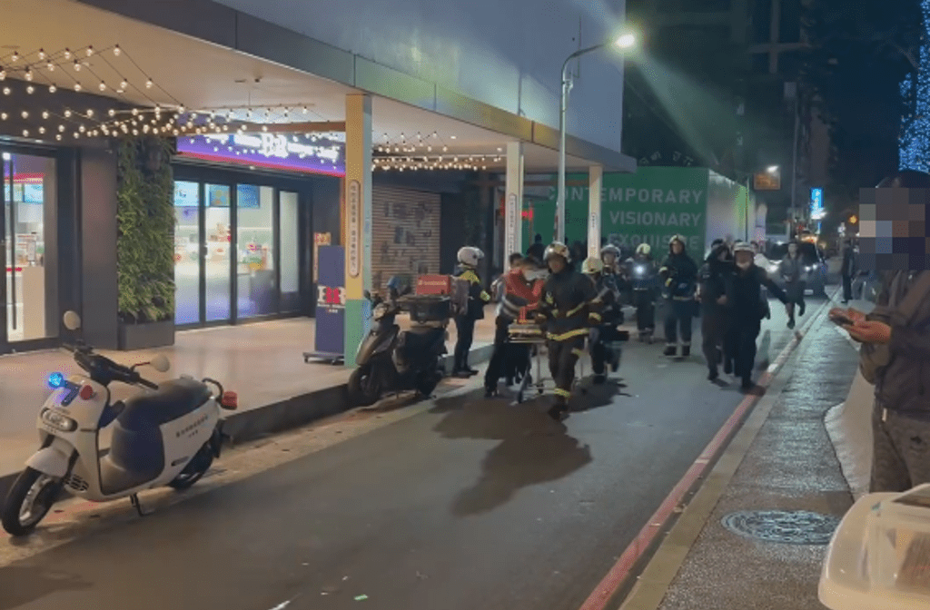 疑犯遭警圍捕輕生。 中時