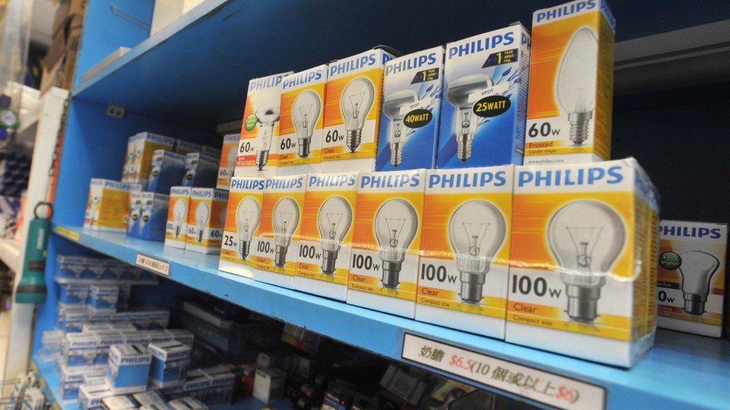 香港在十多年前已討論淘汰鎢絲燈泡。 星島資料圖