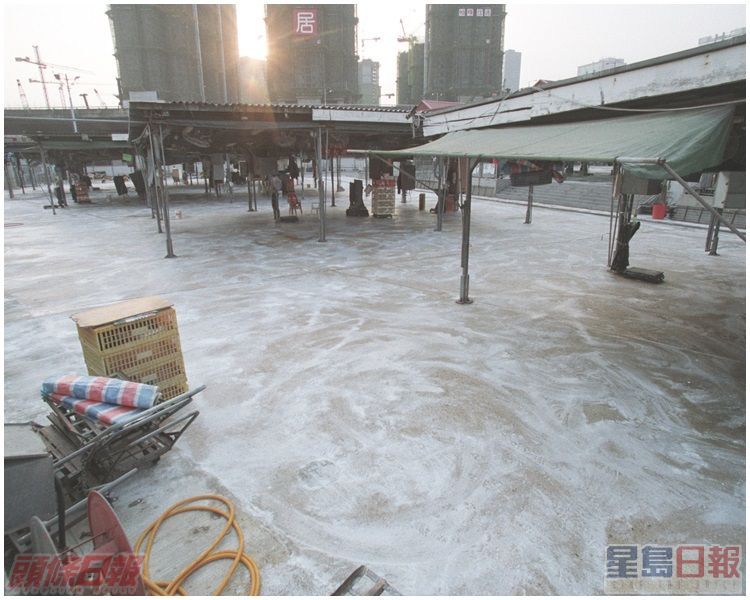 長沙灣批發市場發現雞隻染禽流感。資料圖片