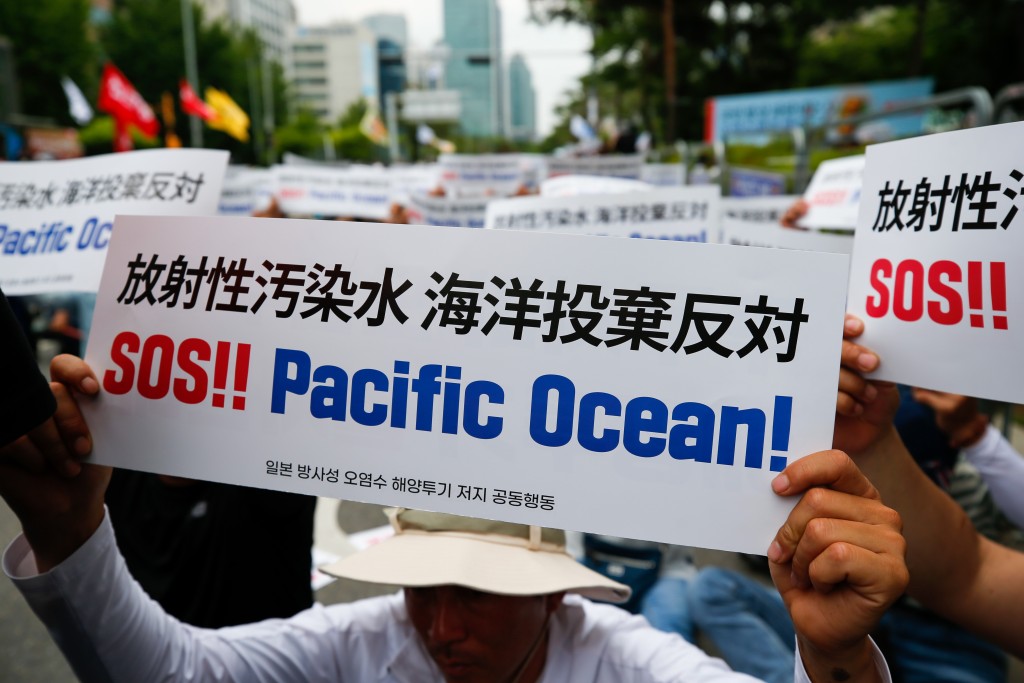 日本计画将福岛核污水排海，惹起本土以及各地民众不满。 路透社