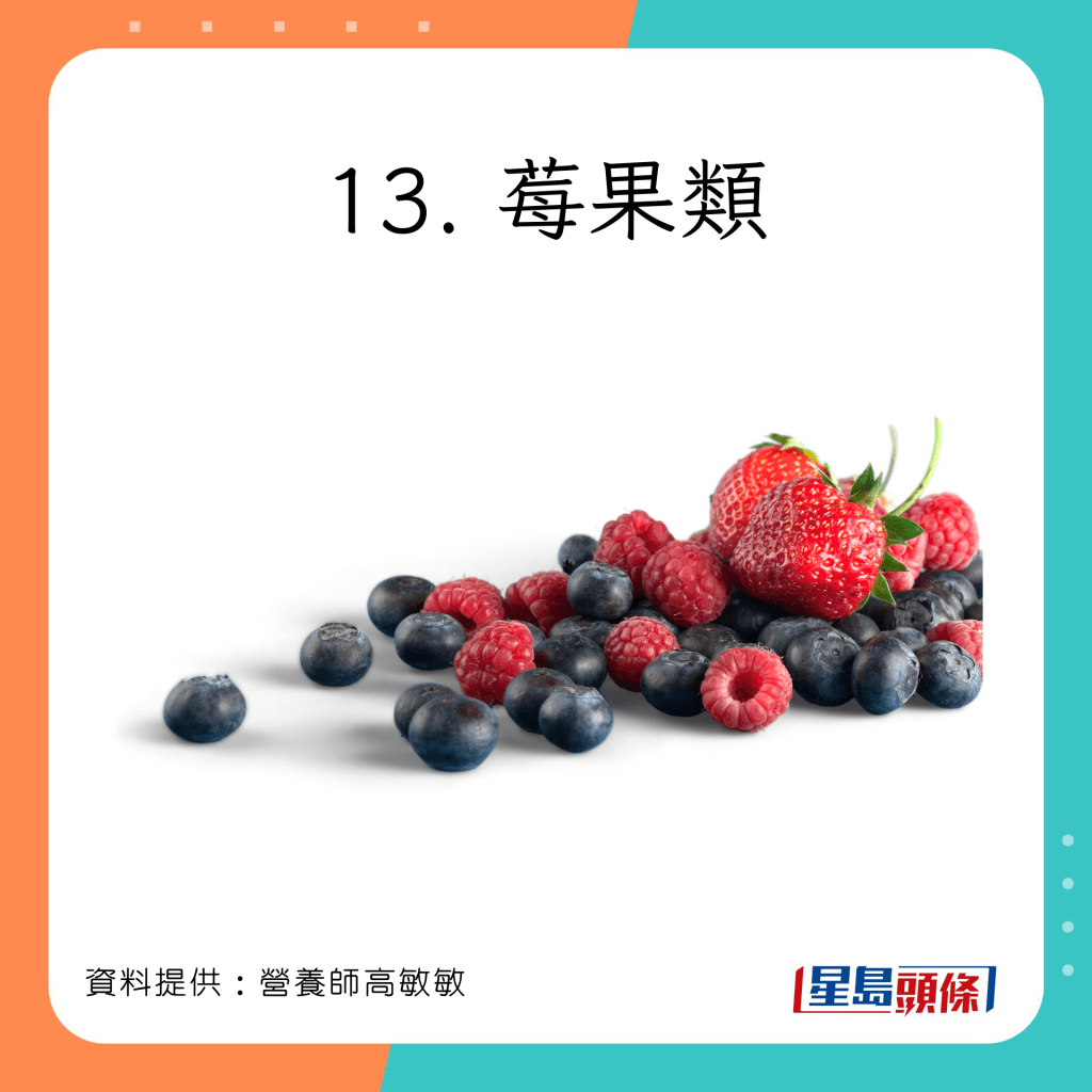 減壓食物：莓果類