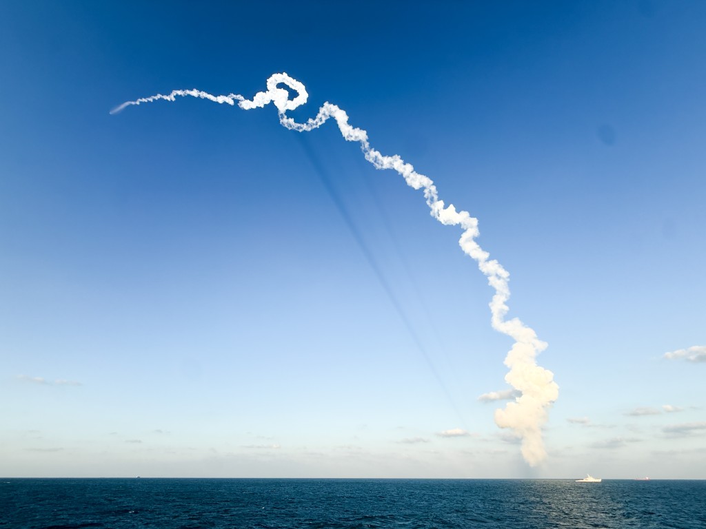 一箭9星，引力一号遥三运载火箭发射成功。 新华社
