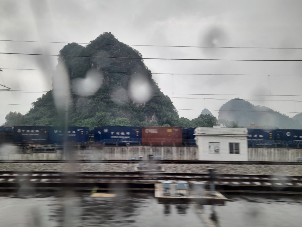雨中桂林。