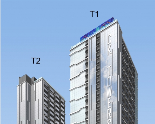 商廈採取雙塔式設計。