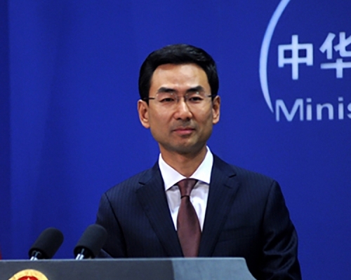 中國外交部發言人耿爽。外交部圖片