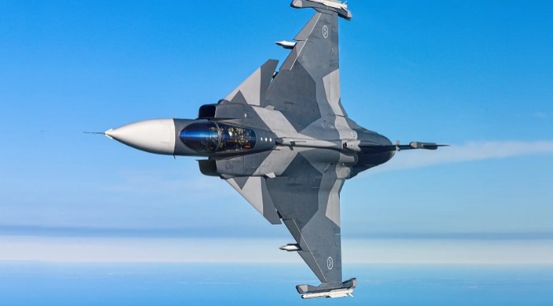 瑞典製「鷹獅」戰鬥機。網上圖片