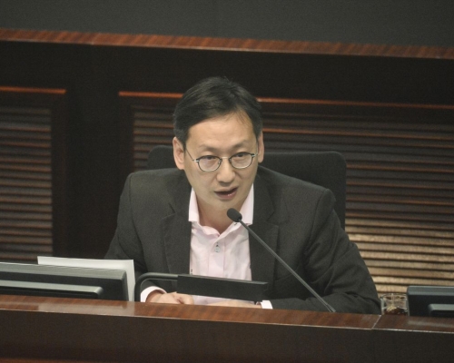 柯創盛指,超額認購是意料中事。資料圖片