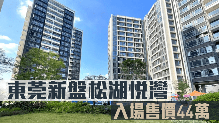 東莞新盤金地卓越松湖悅灣現來港推。