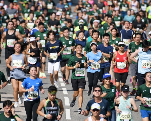 渣打香港馬拉松2022暫定於明年11月20日舉行。資料圖片
