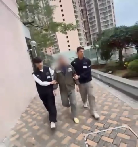 入境處人員拘捕8人，包括7名黑工。入境處IG片段截圖