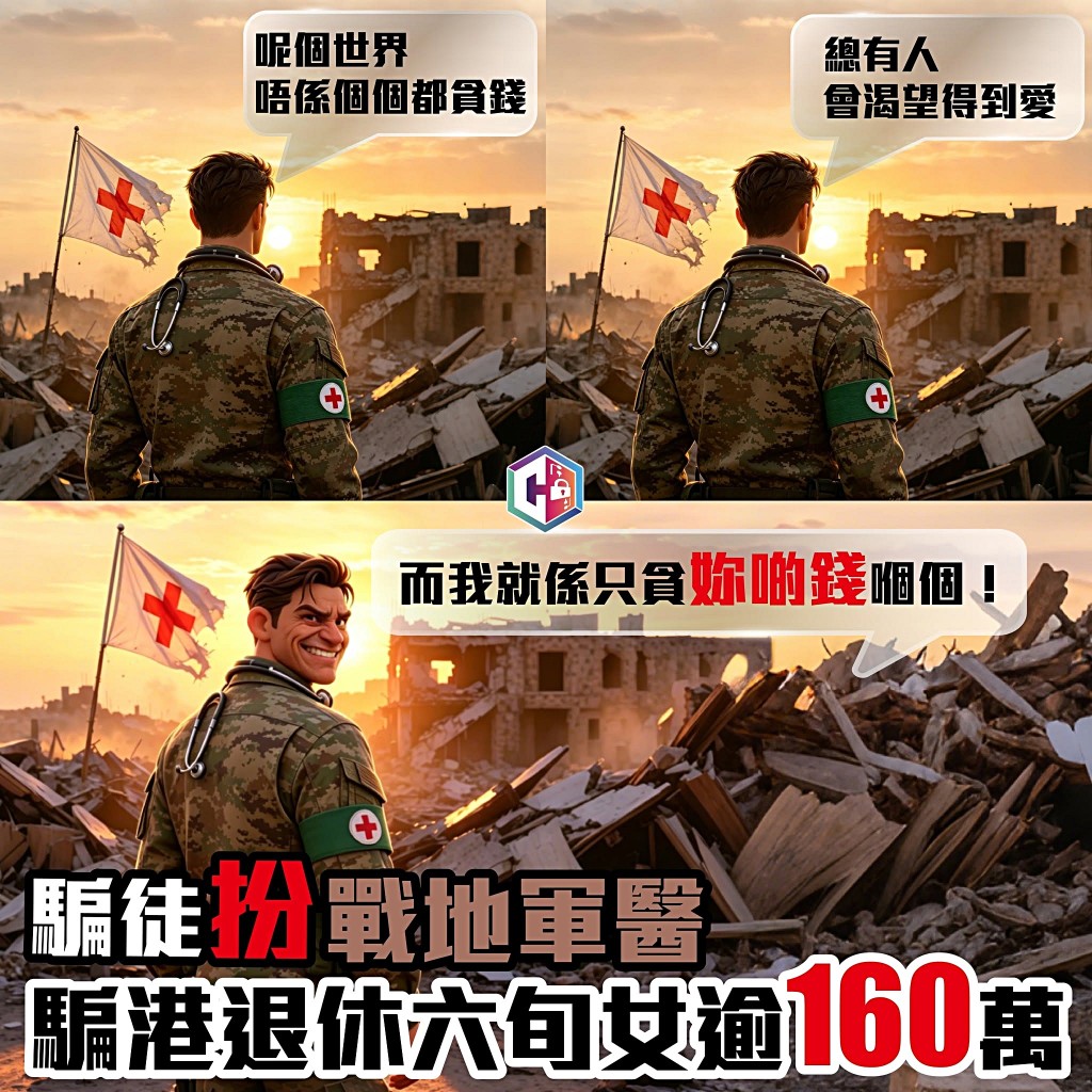 守網者公布一宗網戀華裔美軍的騙案。 守網者公布一宗網戀華裔美軍的騙案。