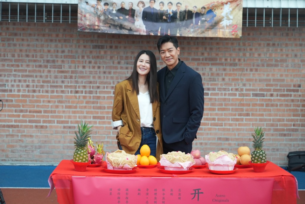 黃翠如首次來馬拍攝電視劇。 黃翠如首次來馬拍攝電視劇。