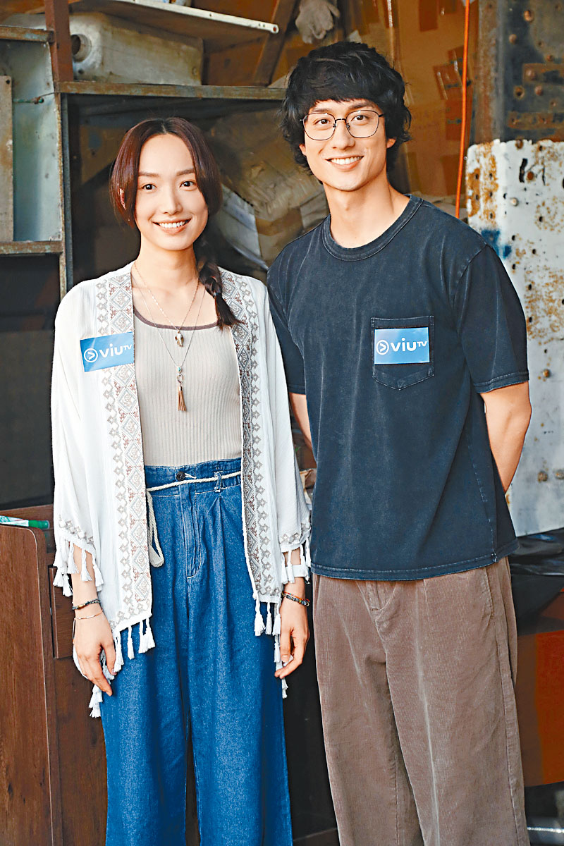 ■劉俊謙再度跟女友蔡思韵演出，二人默契十足。