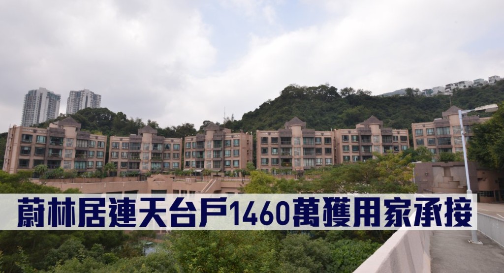蔚林居連天台戶1460萬獲用家承接。