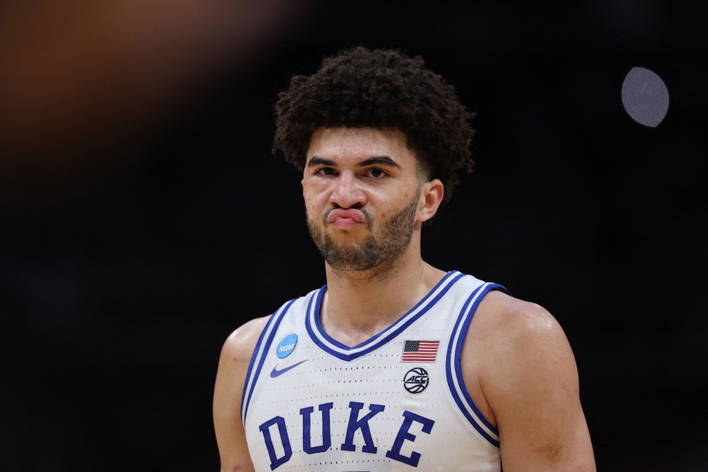 状元大热卡美朗保沙无缘NCAA最终四强赛。AFP