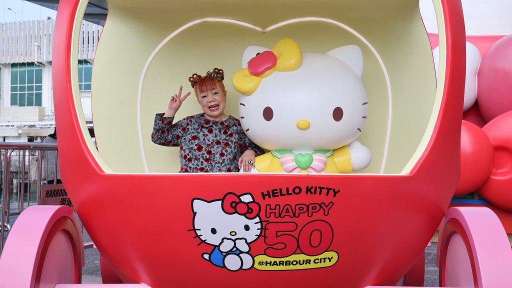 Hello Kitty的第三代設計師山口裕子小姐現身香港，參與慶典兼舉辦簽名會（官方圖片）