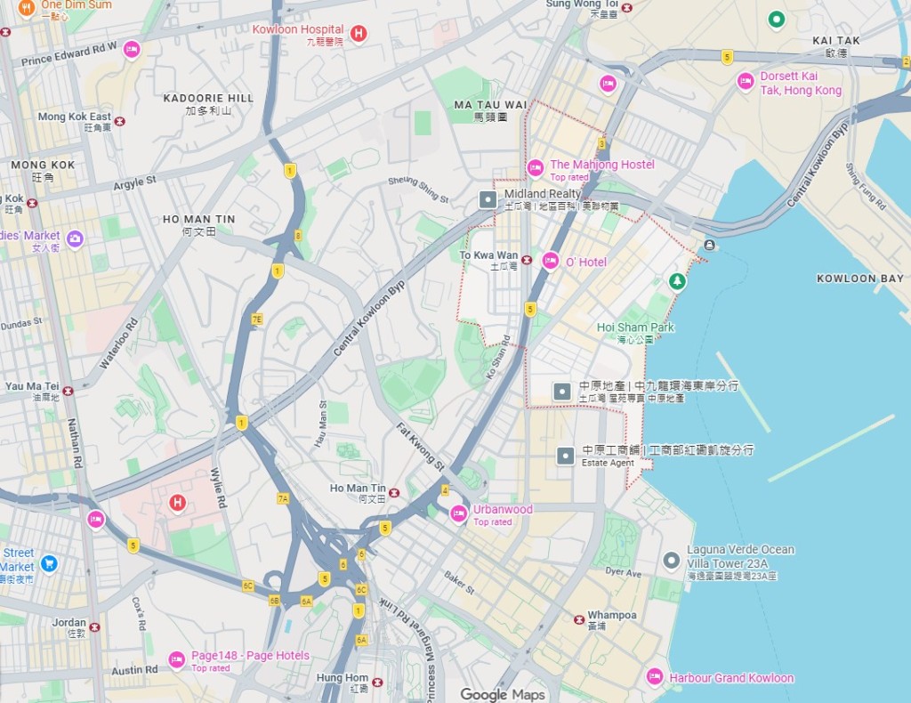 Google地圖截圖 Google地圖截圖