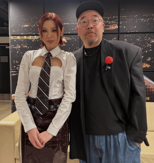 Wyman亦有到場支持陳蕾。 Wyman亦有到場支持陳蕾。