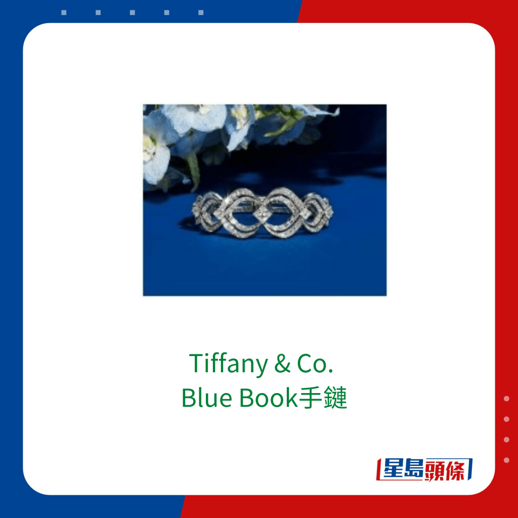 Tiffany & Co. Blue Book Collection铂金镶逾10克拉钻石手镯