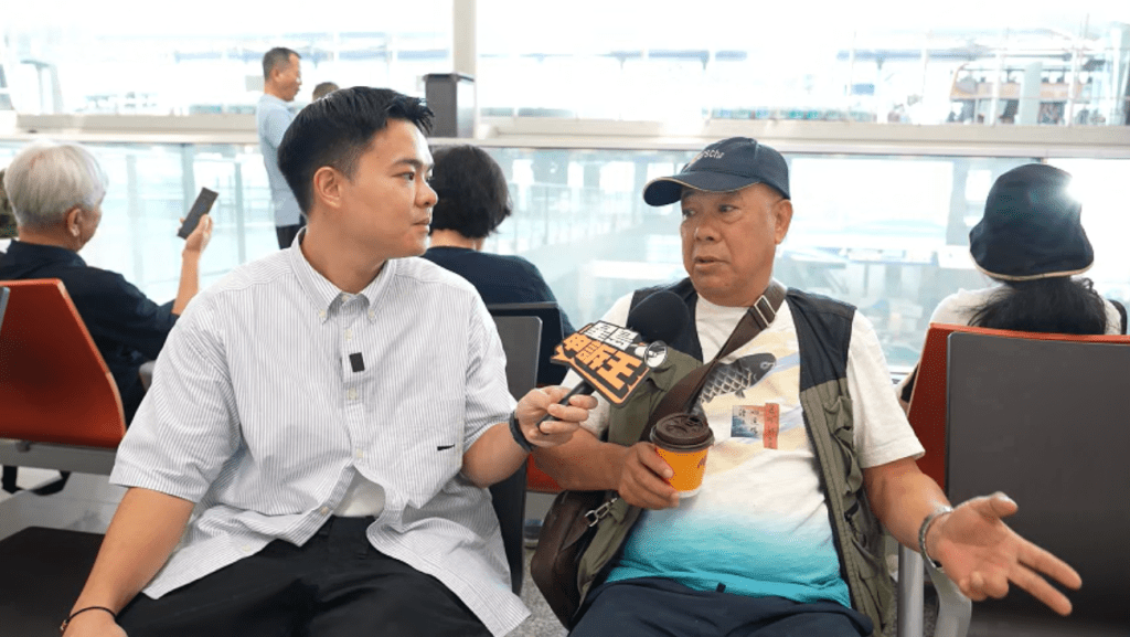 杜先生稱每日來機場離境都很匆忙,故不會光顧兩餸飯。 杜先生稱每日來機場離境都很匆忙,故不會光顧兩餸飯。