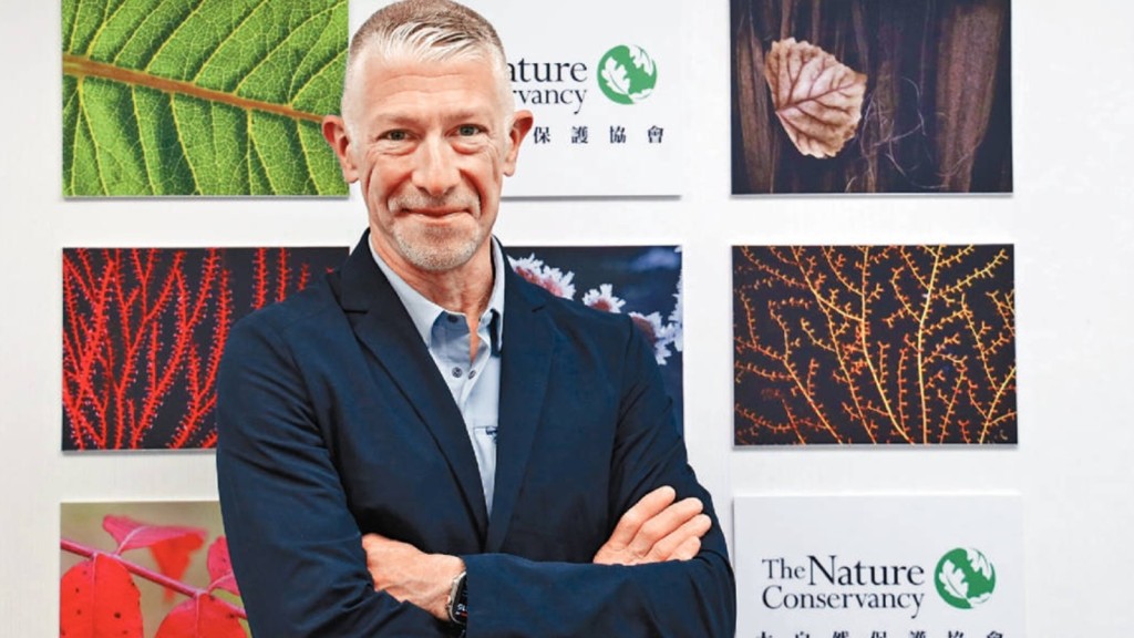 大自然保護協會保護海洋、土地及水資源全球總裁Jeffrey Parrish早前訪港，分享多年的保育經驗。