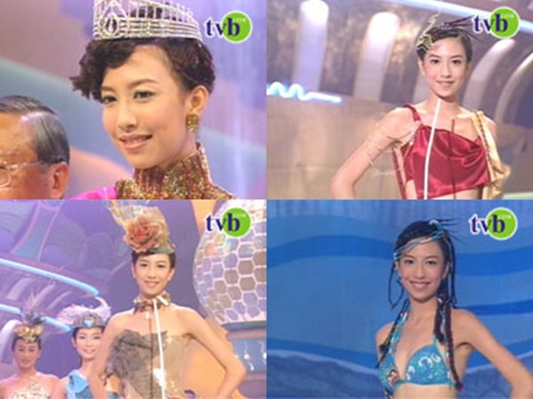 鍾沛枝是2001年香港小姐亞軍，甜美笑容令人印象深刻。