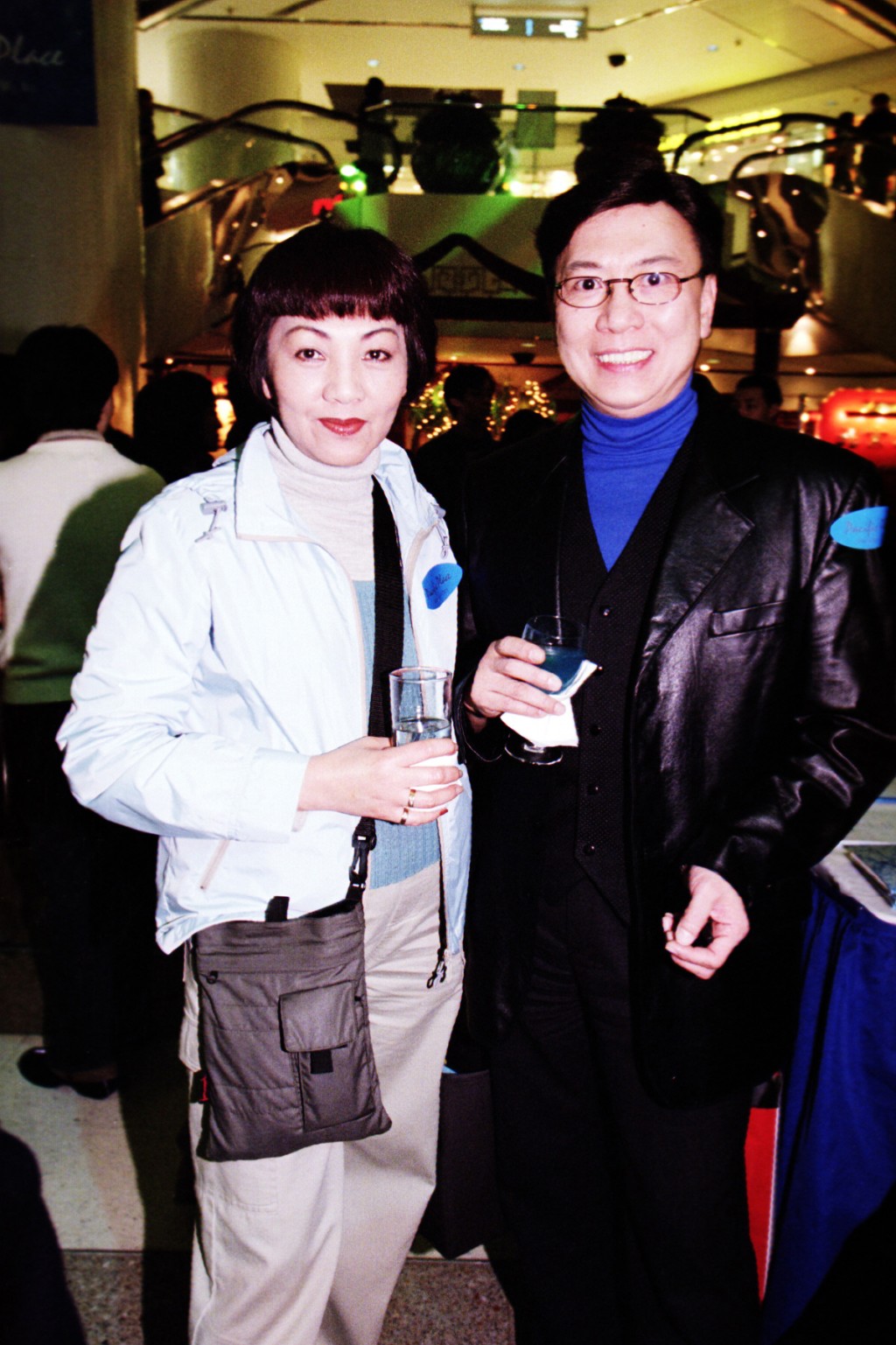 文麗賢（左）和楊遠振（右）同屬時裝設計師。   