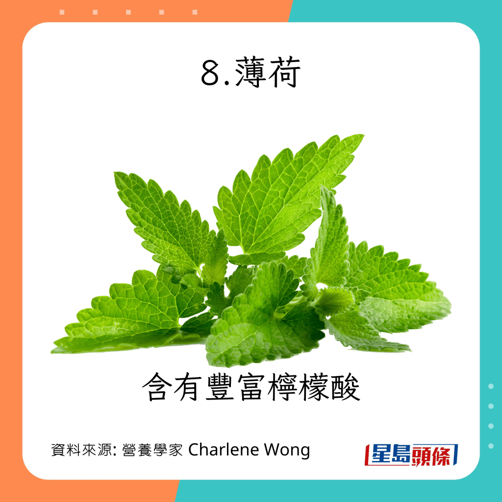 8款食物去除口臭：薄荷