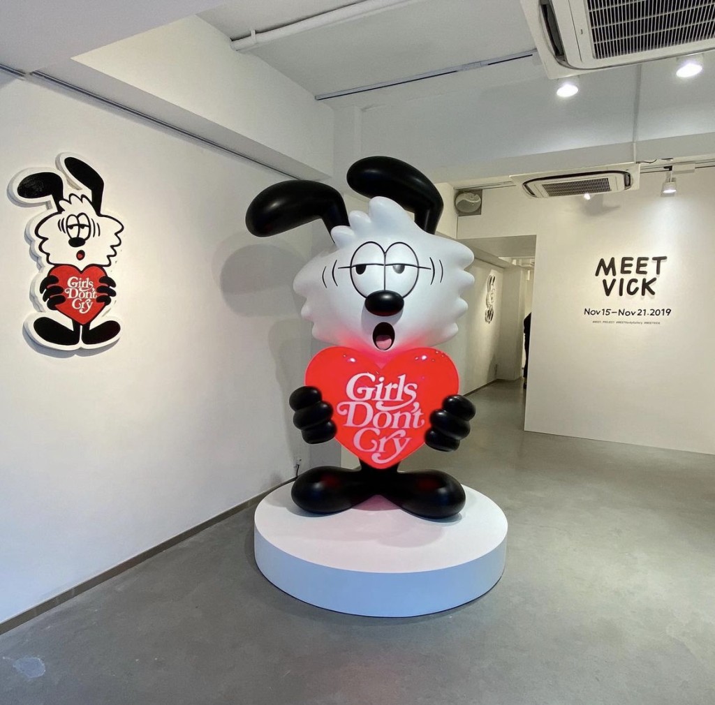 早於2019年，Verdy與AllRightsReserved於香港上環合辦為期一周的「MEET VERDY Gallery」展覽。（圖片來源：IG @Verdy） 