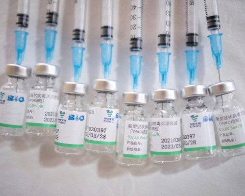 國藥疫苗使用滅活技術生產。路透社資料圖片