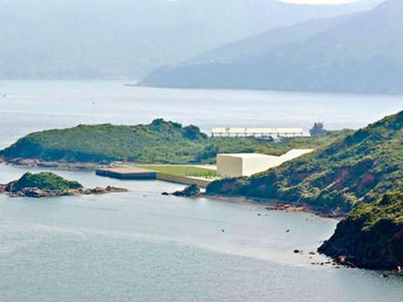 將軍澳海水化淡廠。模擬圖片　