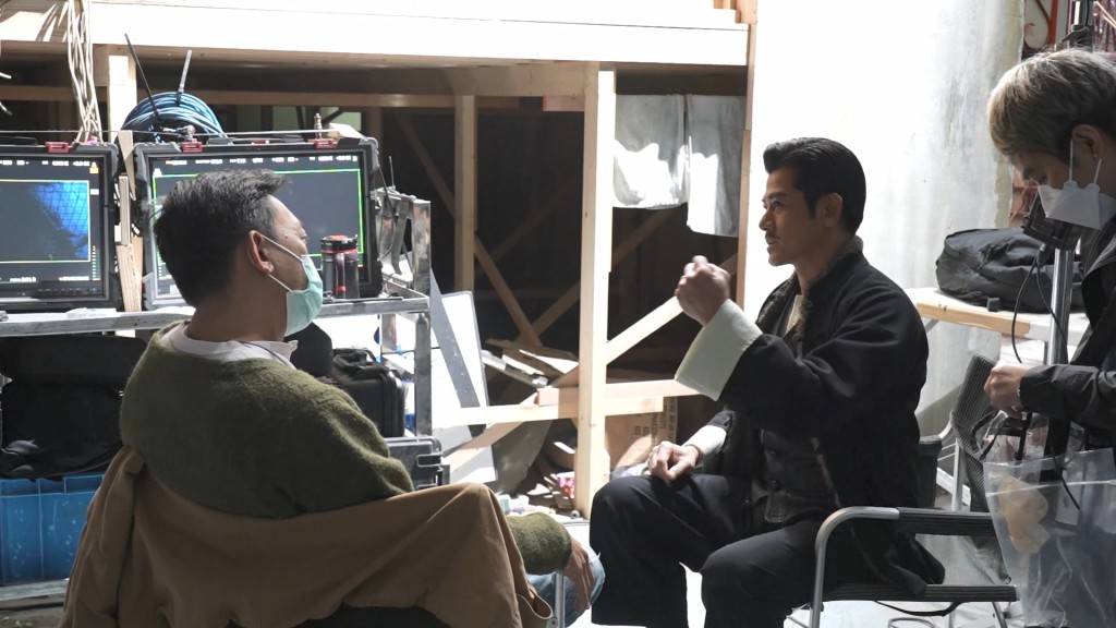 郭富城在拍摄时，亦与导演认真研究角色，全神贯注演绎每个动作。