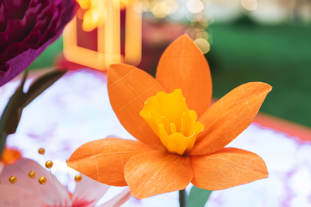 過百朵瑰麗永續紙花（圖片來源：東薈城名店倉）