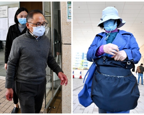 周志堅(左)指因不知是投訴曾兩次致電校長羅婉儀(右)。劉安琪攝