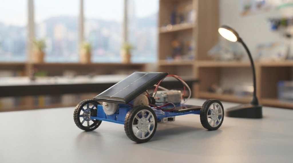 太陽能車(AI生成示意圖) 太陽能車(AI生成示意圖)