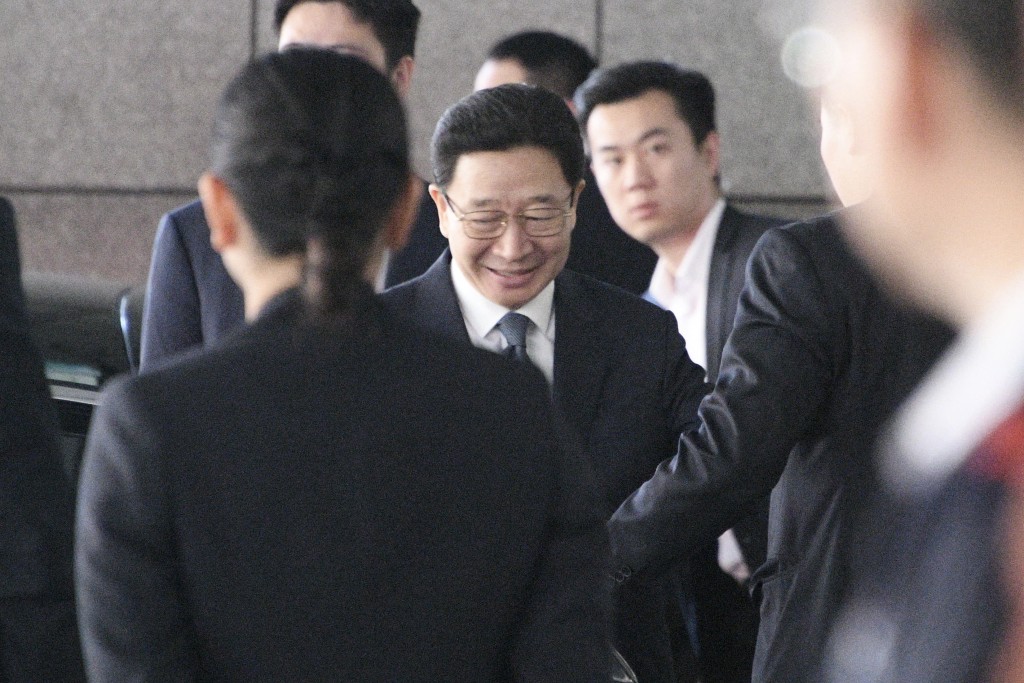 中央港澳辦副主任、國務院港澳事務辦公室副主任、中聯辦主任、香港特區維護國家安全委員會國家安全事務顧問周霽到場。陳浩元攝