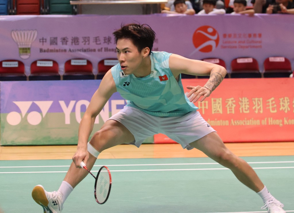 香港一哥李卓耀周四硬碰石宇奇爭入八強。資料圖片