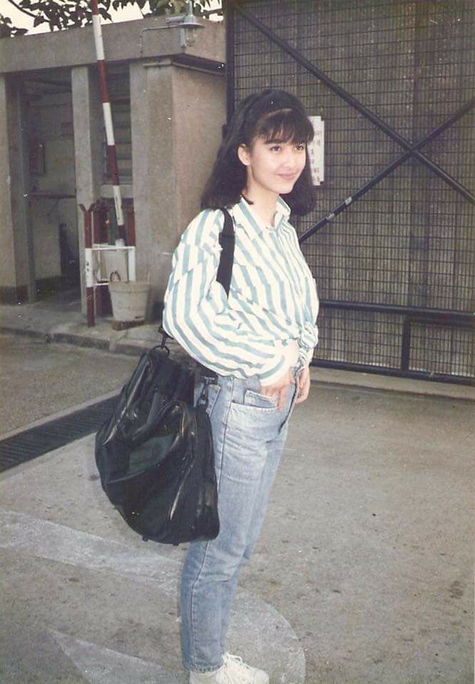 年輕時代的周慧敏。網上圖片