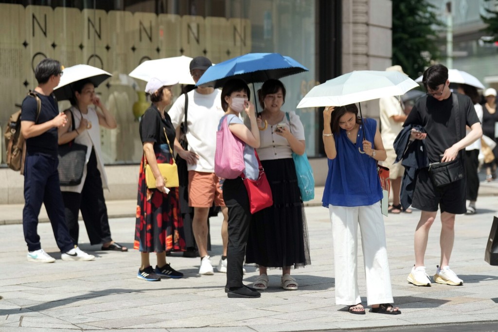 東京市中心預計在周四也將達到36度，預計將追平極端高溫持續時間最長的最新紀錄。美聯社